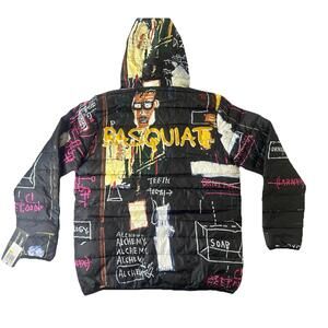 Jean-Michel Basquiat x Members Only Alchemy Puffer Jacket Men’s Size Medium NWT
